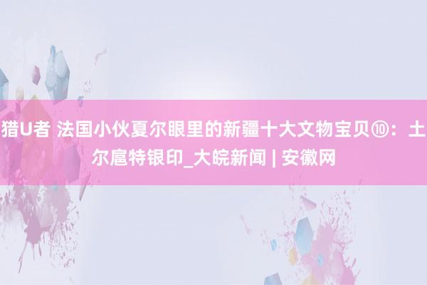 猎U者 法国小伙夏尔眼里的新疆十大文物宝贝⑩：土尔扈特银印_大皖新闻 | 安徽网