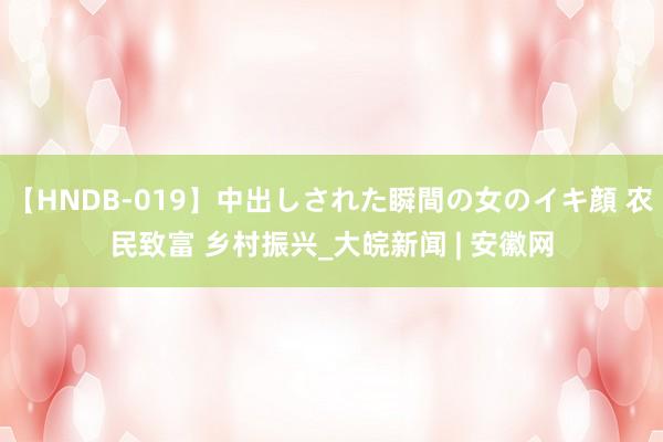 【HNDB-019】中出しされた瞬間の女のイキ顔 农民致富 乡村振兴_大皖新闻 | 安徽网