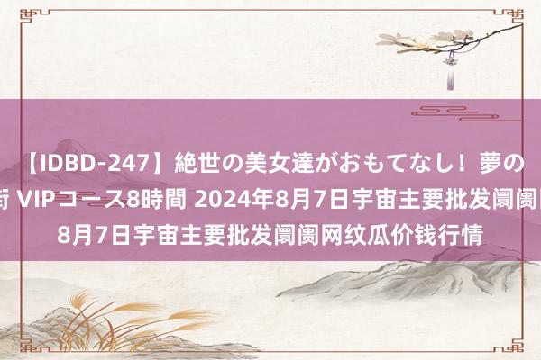 【IDBD-247】絶世の美女達がおもてなし！夢の桃源郷 IP風俗街 VIPコース8時間 2024年8月7日宇宙主要批发阛阓网纹瓜价钱行情