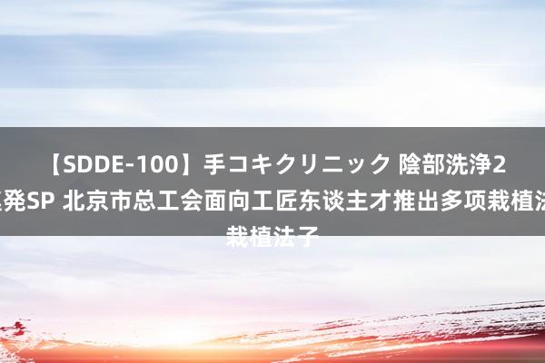 【SDDE-100】手コキクリニック 陰部洗浄20連発SP 北京市总工会面向工匠东谈主才推出多项栽植法子